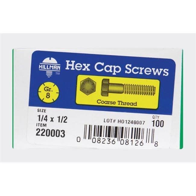 Hillman Hex Cap Screw , HardwareOnlineStore 220003
