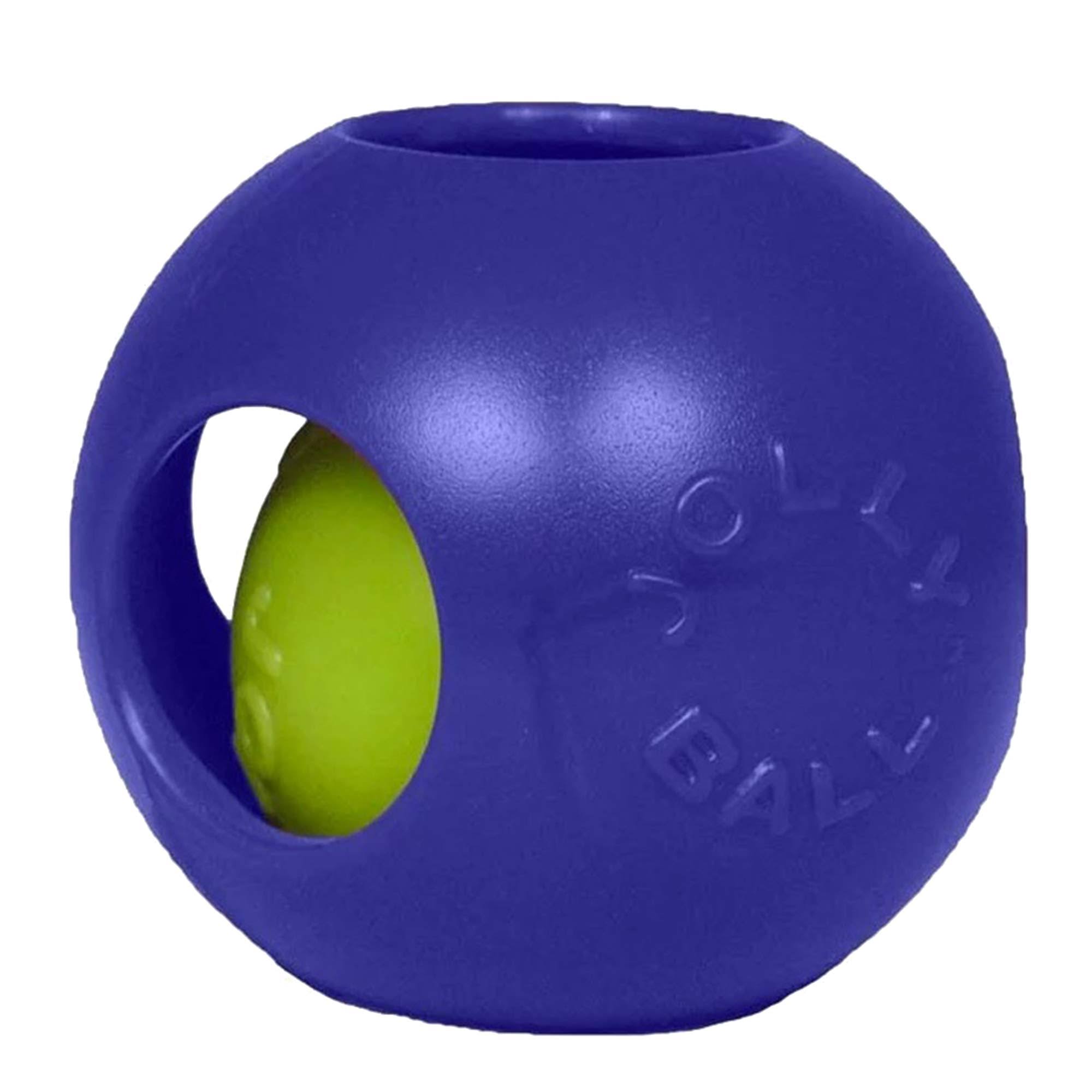 Jolly Pets Teaser Ball Dog Toy - Blue, 6"