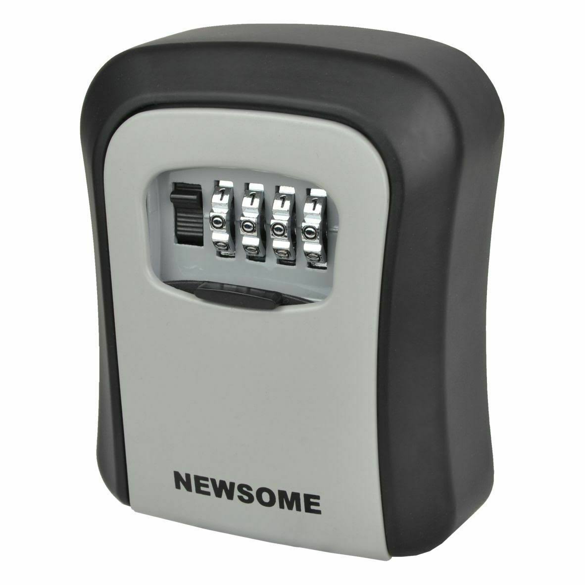 Newsome Mini Combination Key Safe 4 Wheel Combination Lock Wall Mountable LSA7