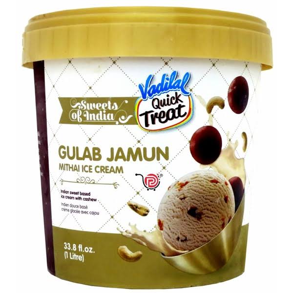 Vadilal Gulab Jamun Ice Cream - 1 L