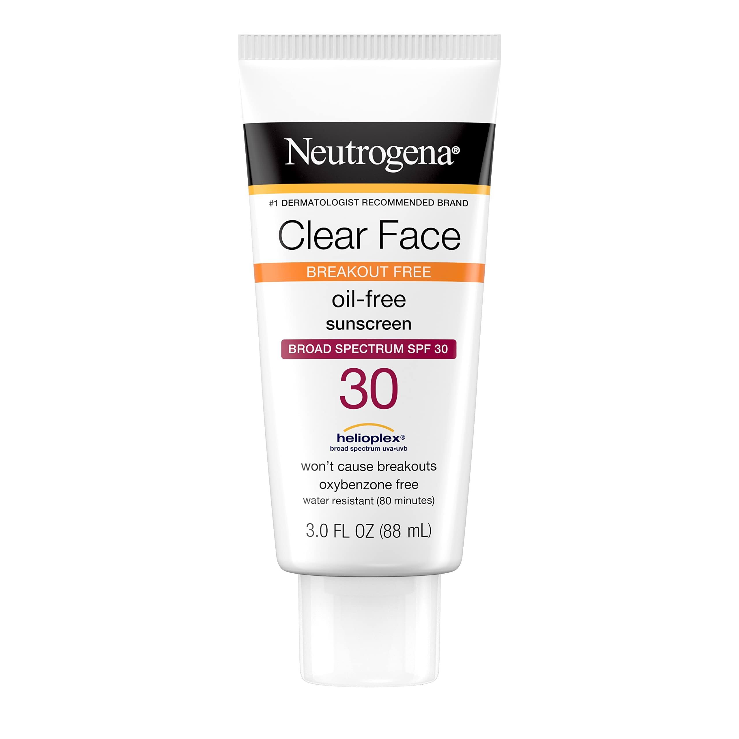 Neutrogena Clear Face Sunblock Lotion - SPF 30, 3oz