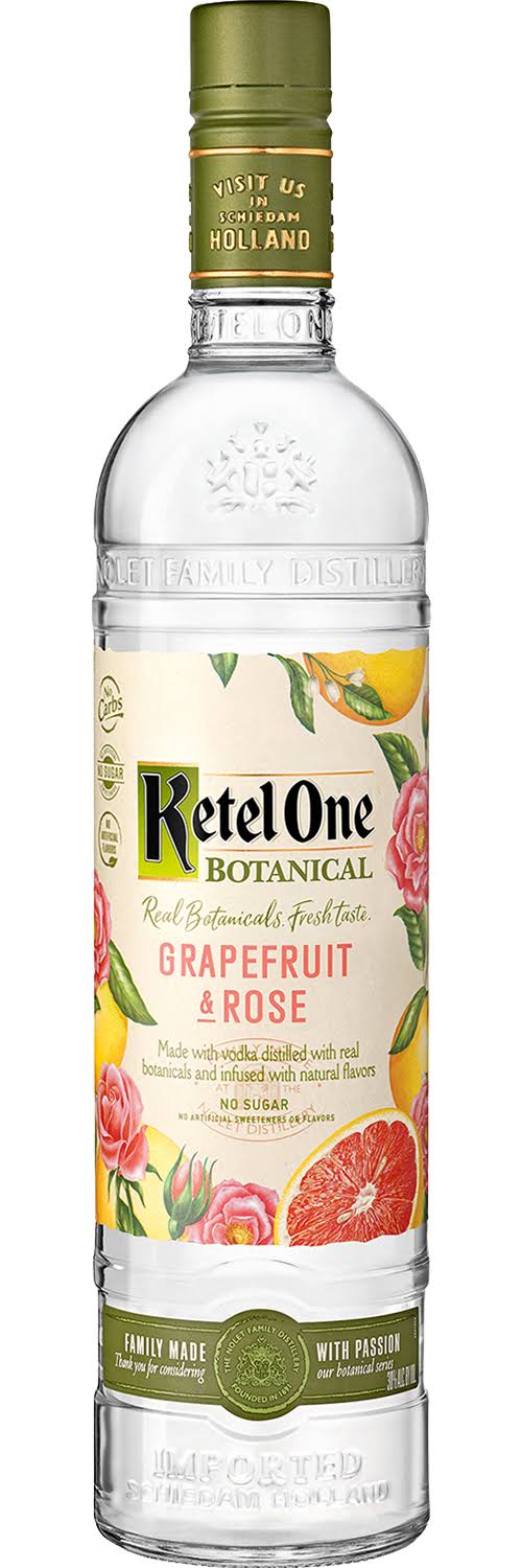 Ketel One Botanical Grapefruit & Rose Vodka 1Lt Bottle
