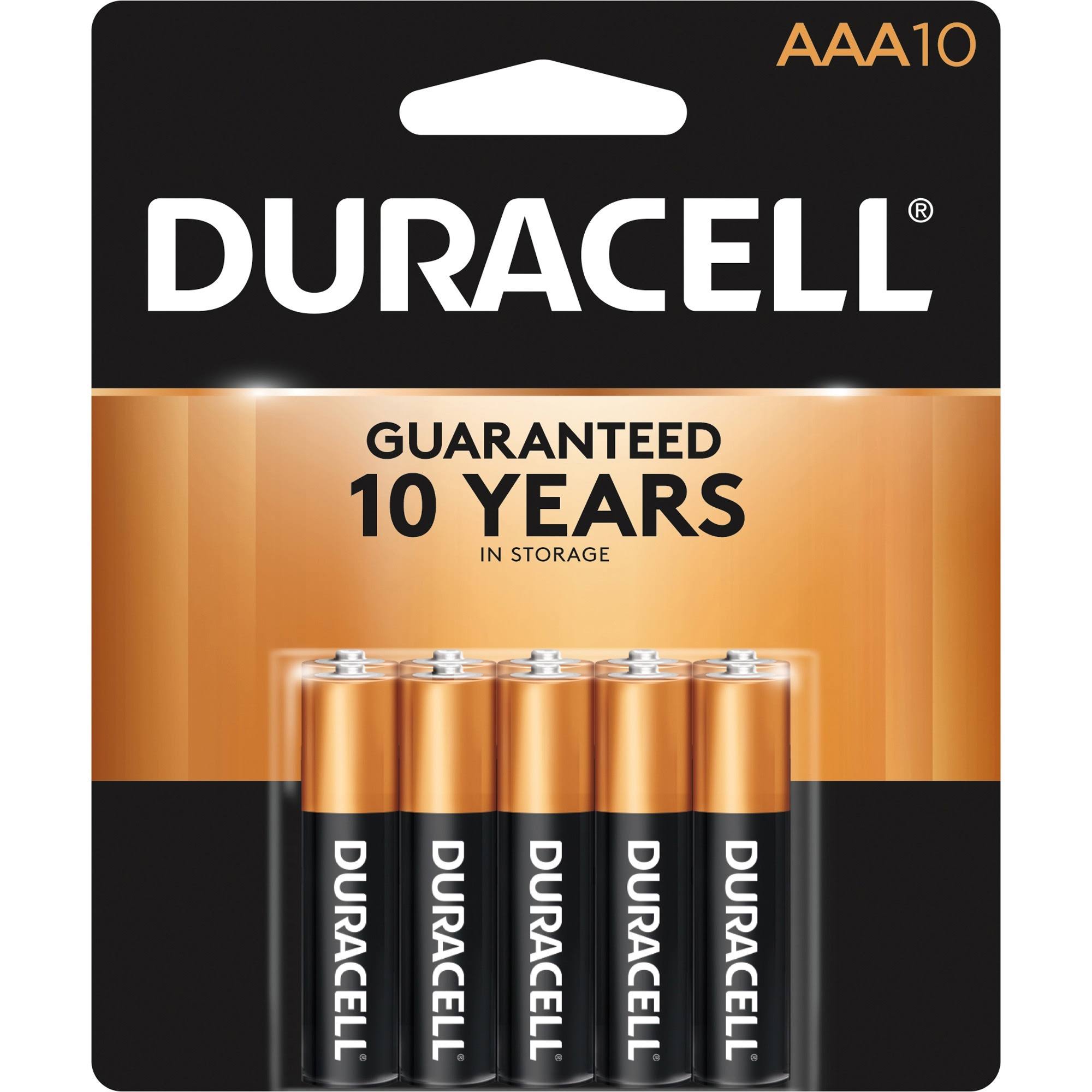 Duracell Coppertop Batteries - AAA, 10 pk