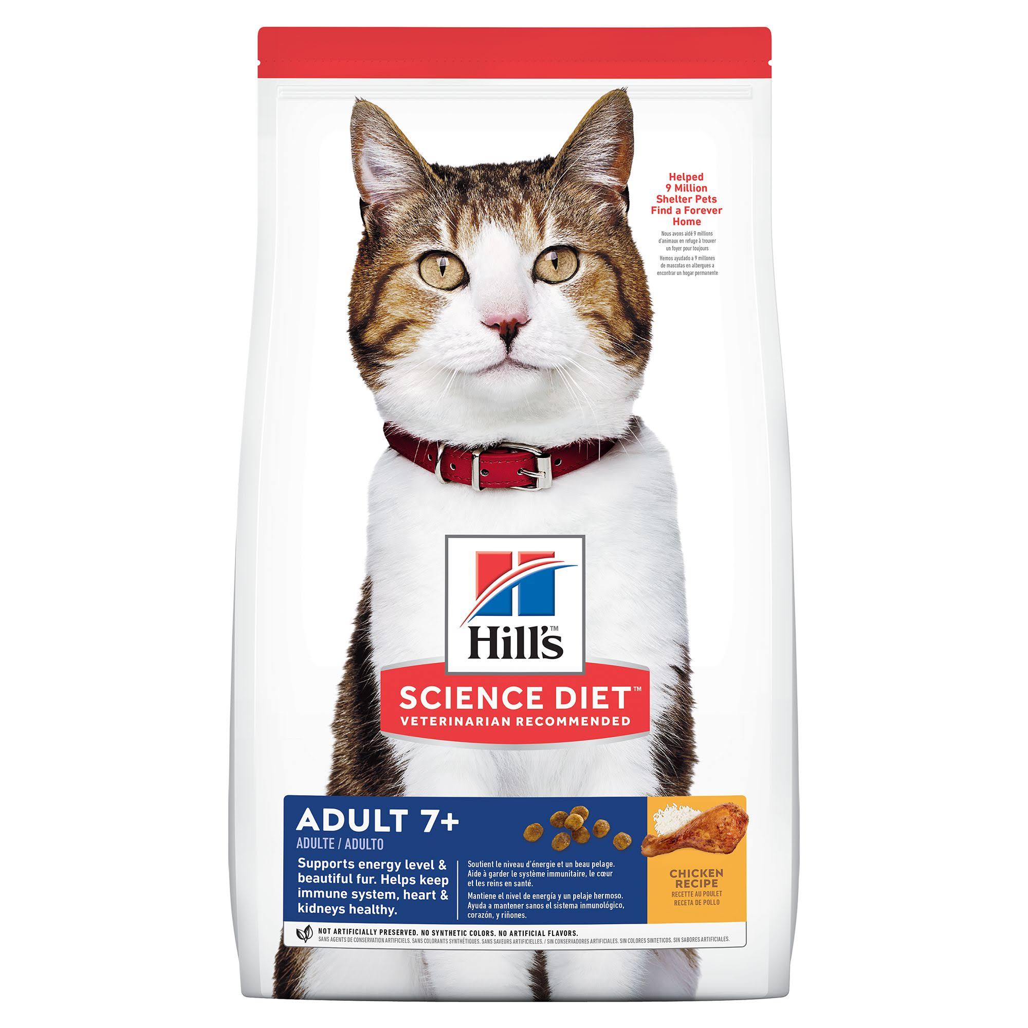 Hill's Science Diet Premium Natural Adult Cat Food - Chicken, 16lbs
