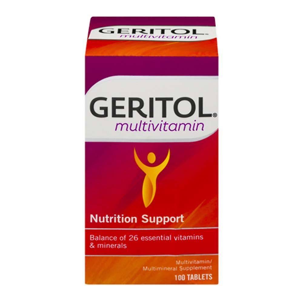 Geritol Multivitamin Nutrition Support Supplement - 100 Tablets