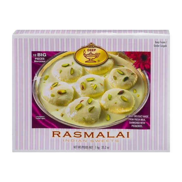 Deep Rasmalai Indian Sweets - 12 ct - 35.2 oz