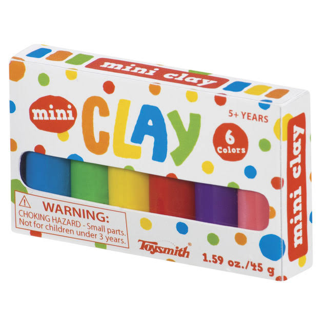 Toysmith Mini Clay Classic Toy - 6 Colours