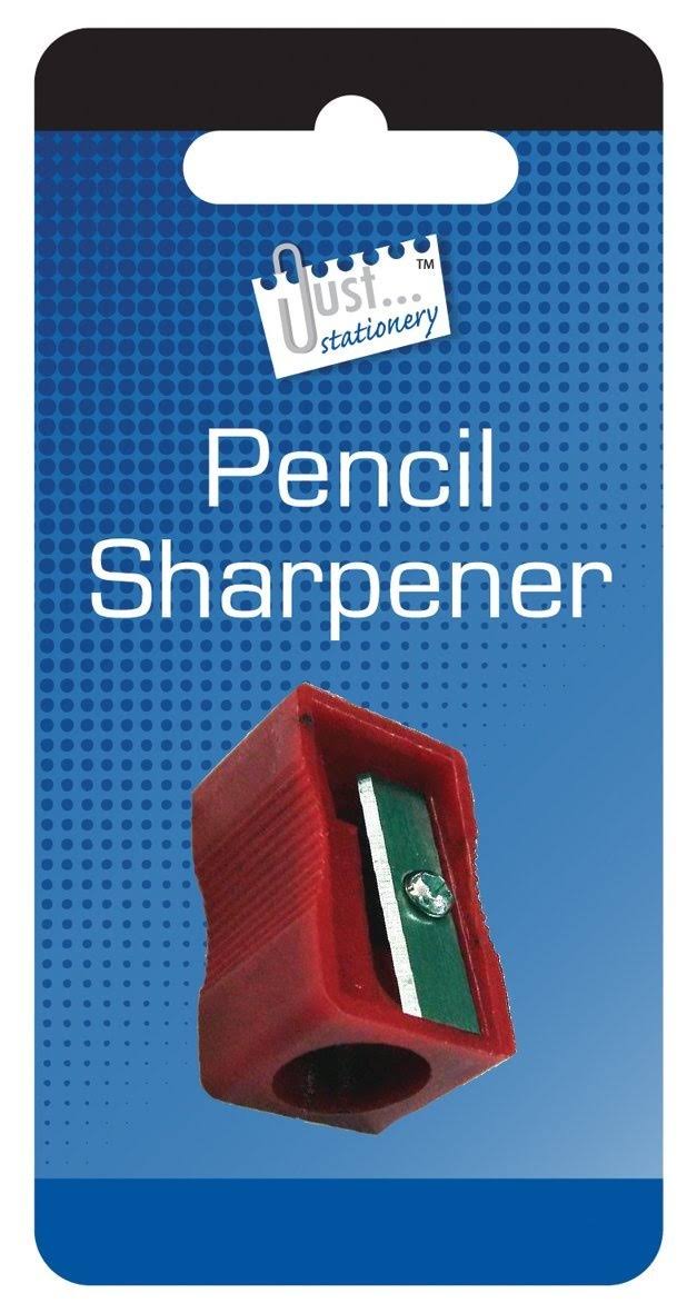 Just Stationery Plastic Pencil Sharpener - Assorted Colours
