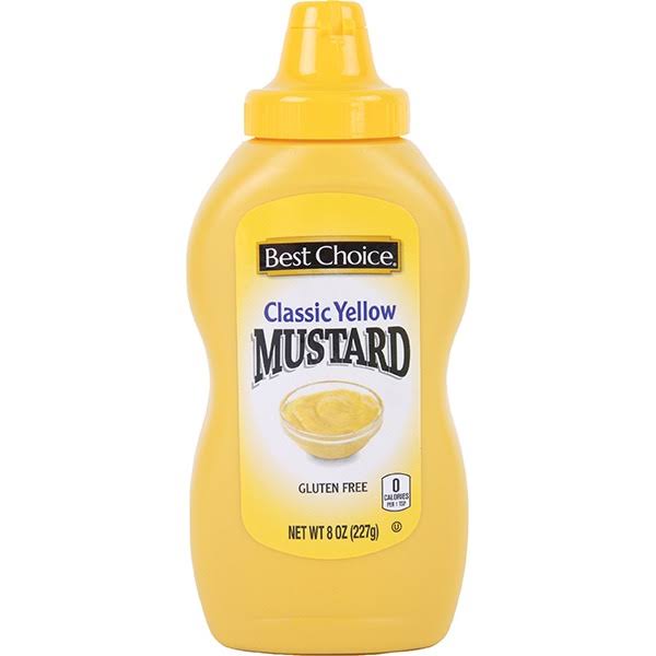 Best Choice Mustard, Yellow - 8 oz
