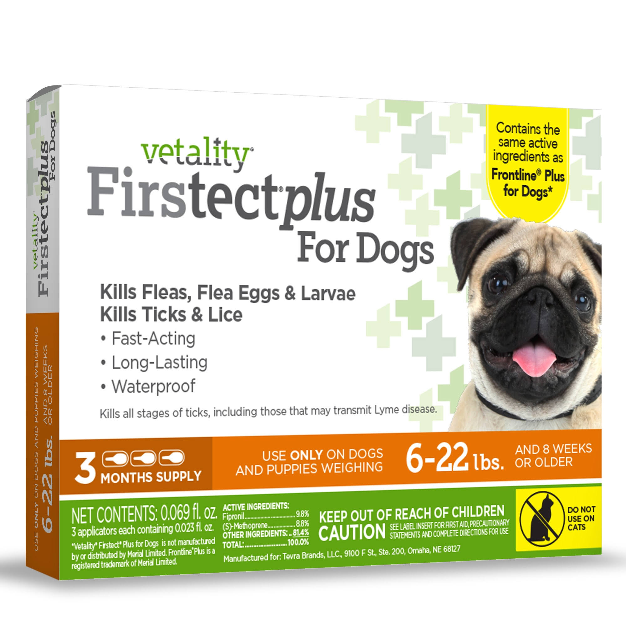 Vetality Firstect Plus for Dogs 6-22 lbs