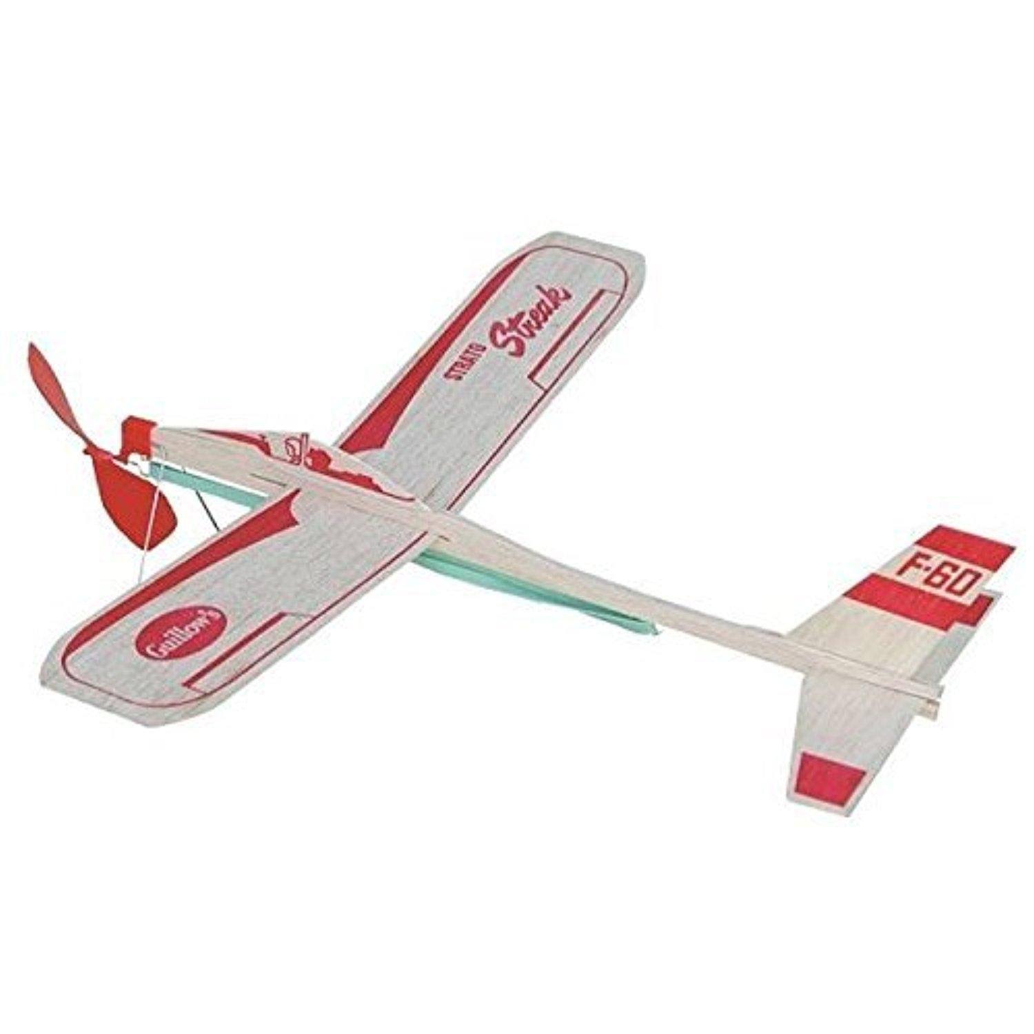 Strato Streak Rubber Band Powered Glider Guillows