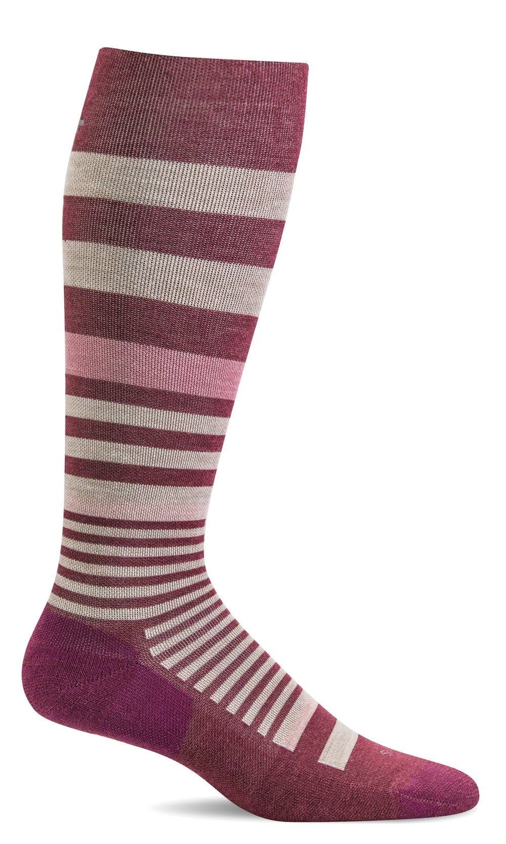 Sockwell Women's Orbital Moderate Compression Socks S/M / Mulberry