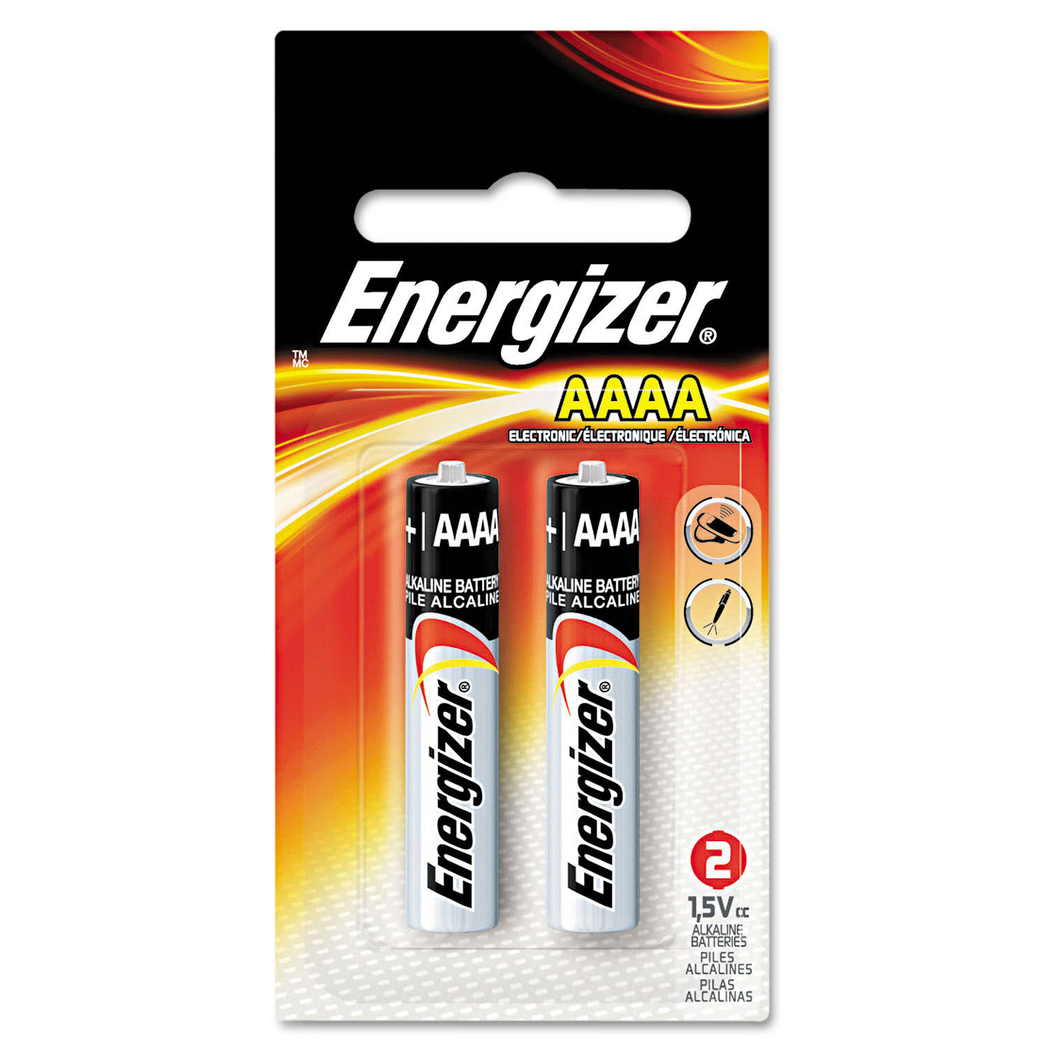 Energizer Alkaline Batteries - Size AAAA, 1.5v, x2