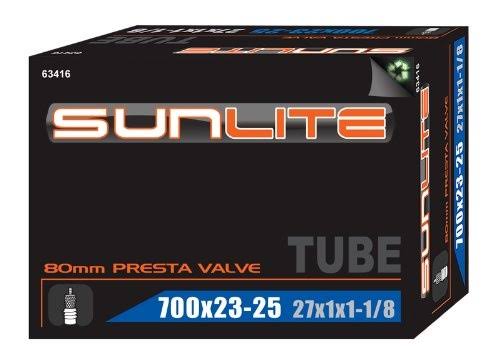 Sunlite Standard Presta Valve Tube - Black, 80mm