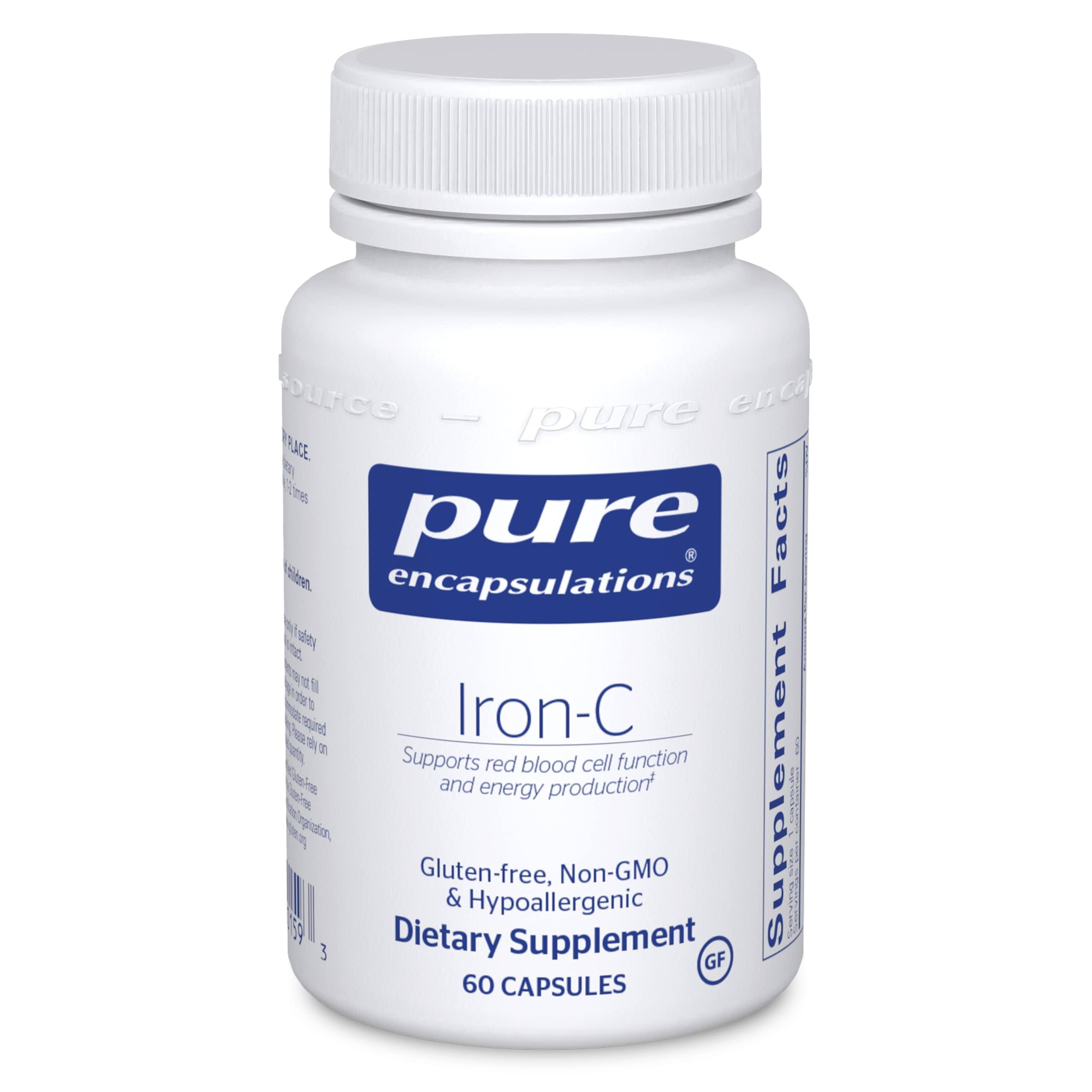 Pure Encapsulations Iron-C Hypoallergenic Supplement