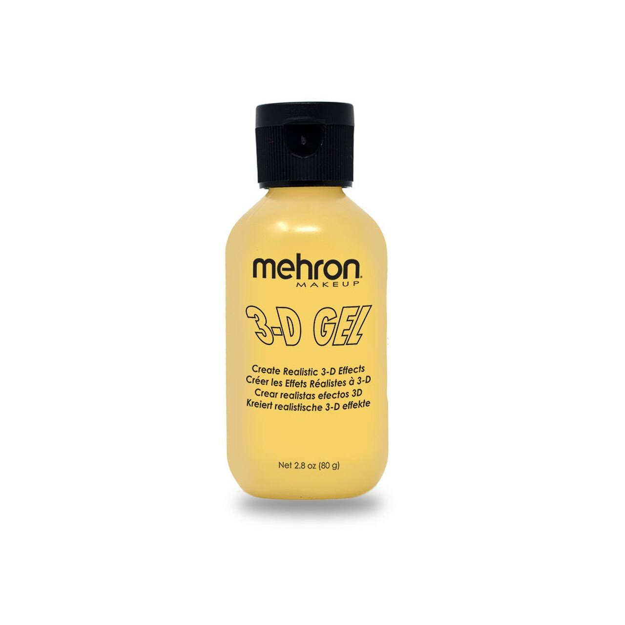 Mehron 3D Gel Bottle - Clear, 60ml