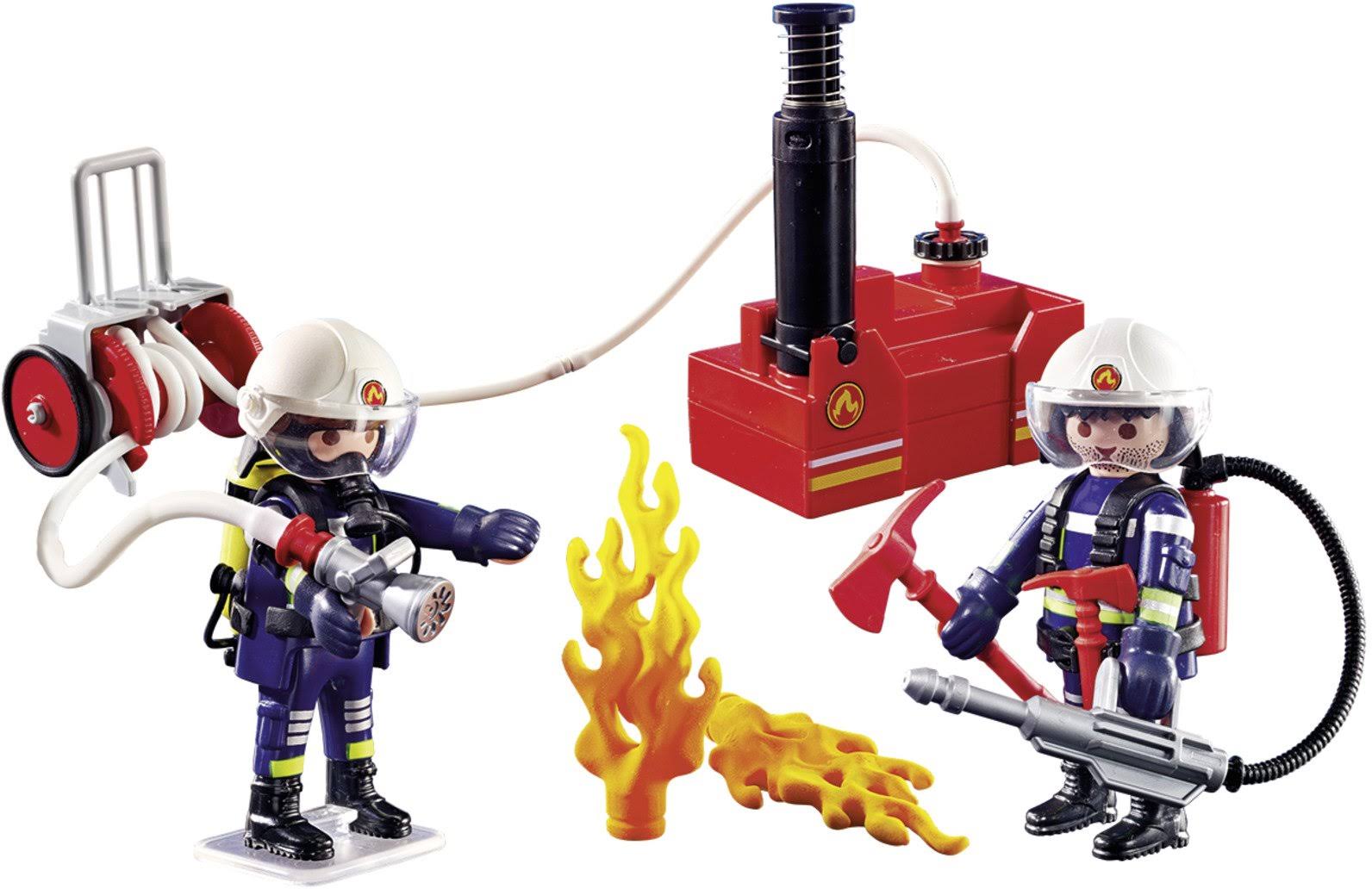 Playmobil 4825 Fire Fighters Playset - With Water Pump