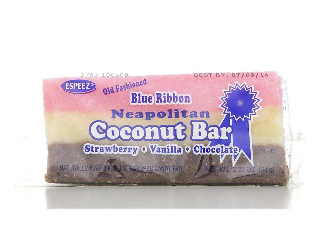 Blue Ribbon Neapolitan Coconut Bar - 2.25 oz bar