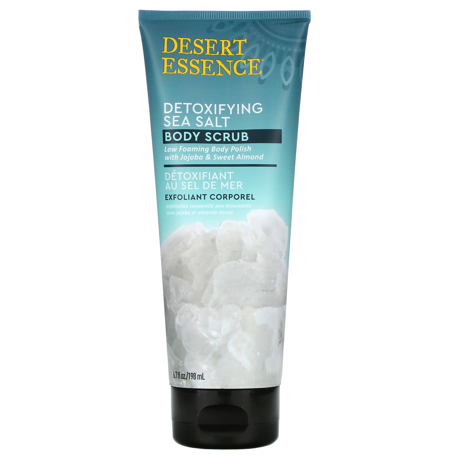 Desert Essence Body Scrub Detoxifying Sea Salt 6.7 fl oz