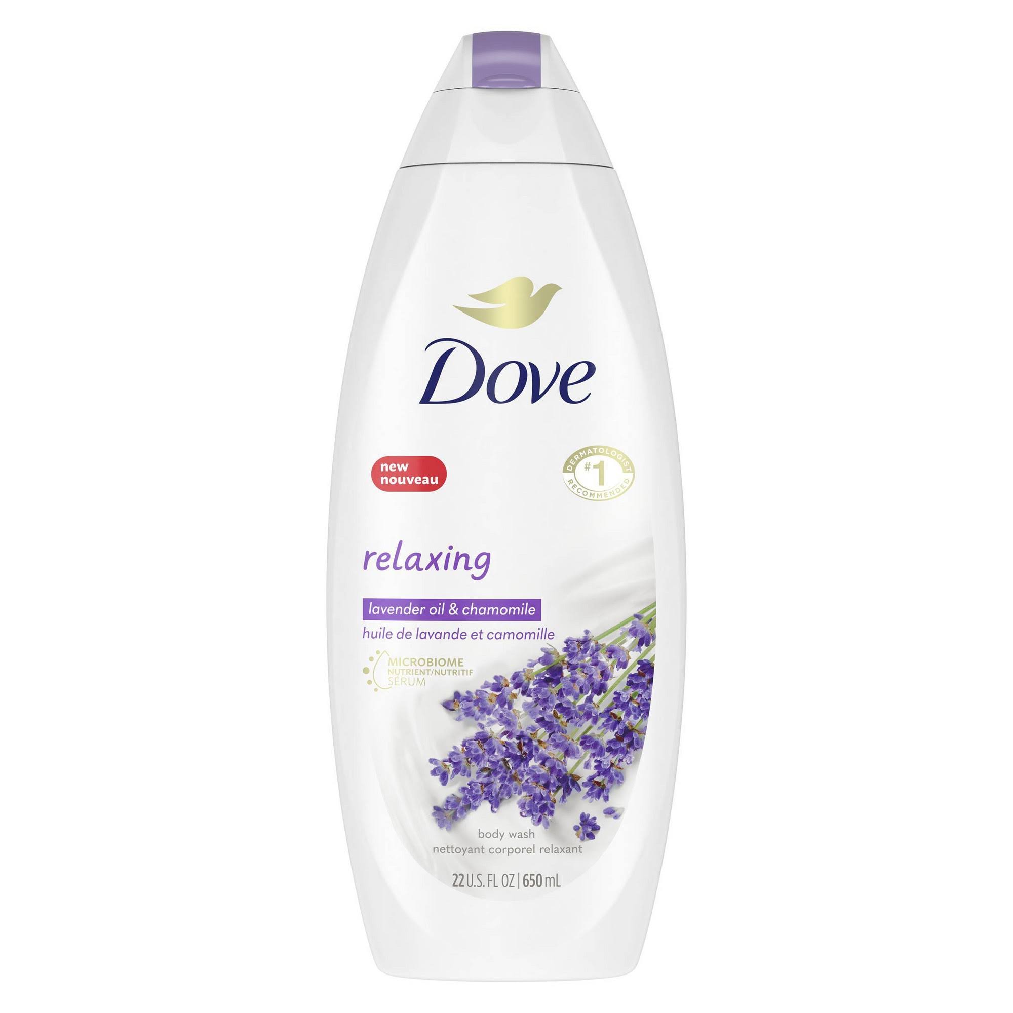 Dove Relaxing Body Wash - Relaxing Lavender, 22oz