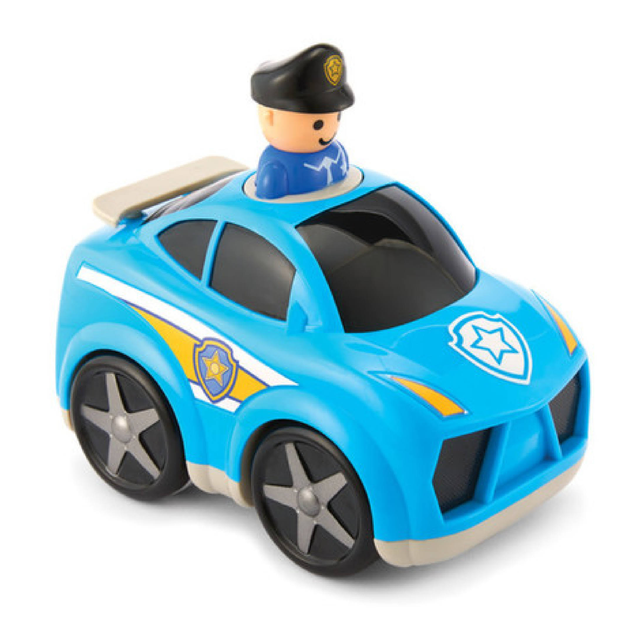 Kidoozie Press N Zoom Police Car - Developmental Activity Toy For Todd