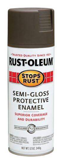 Rust-Oleum Semi-Gloss Protective Enamel Spray - Anodized Bronze, 12 oz