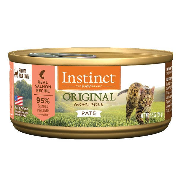 Nature's Variety Instinct Grain-Free Salmon Canned Cat Food - 5.5oz