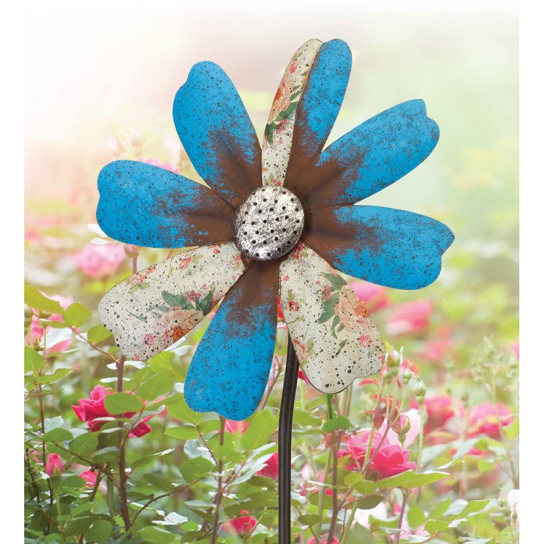 Regal Art & Gift Rustic Flower Wind Spinner