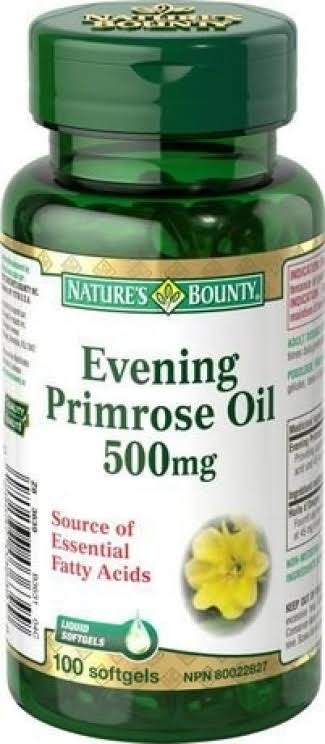 Nature's Bounty Evening Primrose Oil 500mg, 100 Capsules