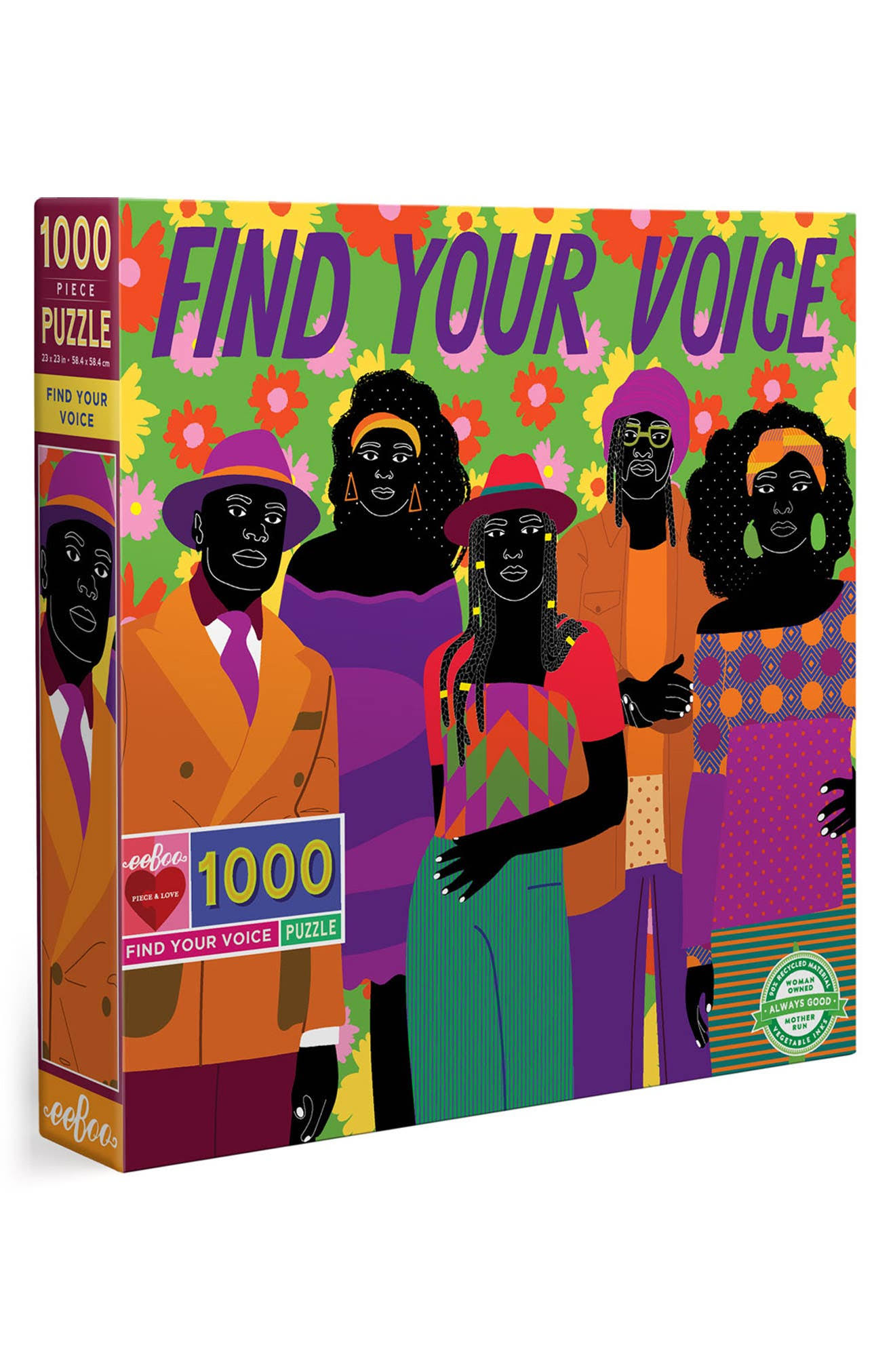 eeBoo Find Your Voice 1000-Piece Puzzle