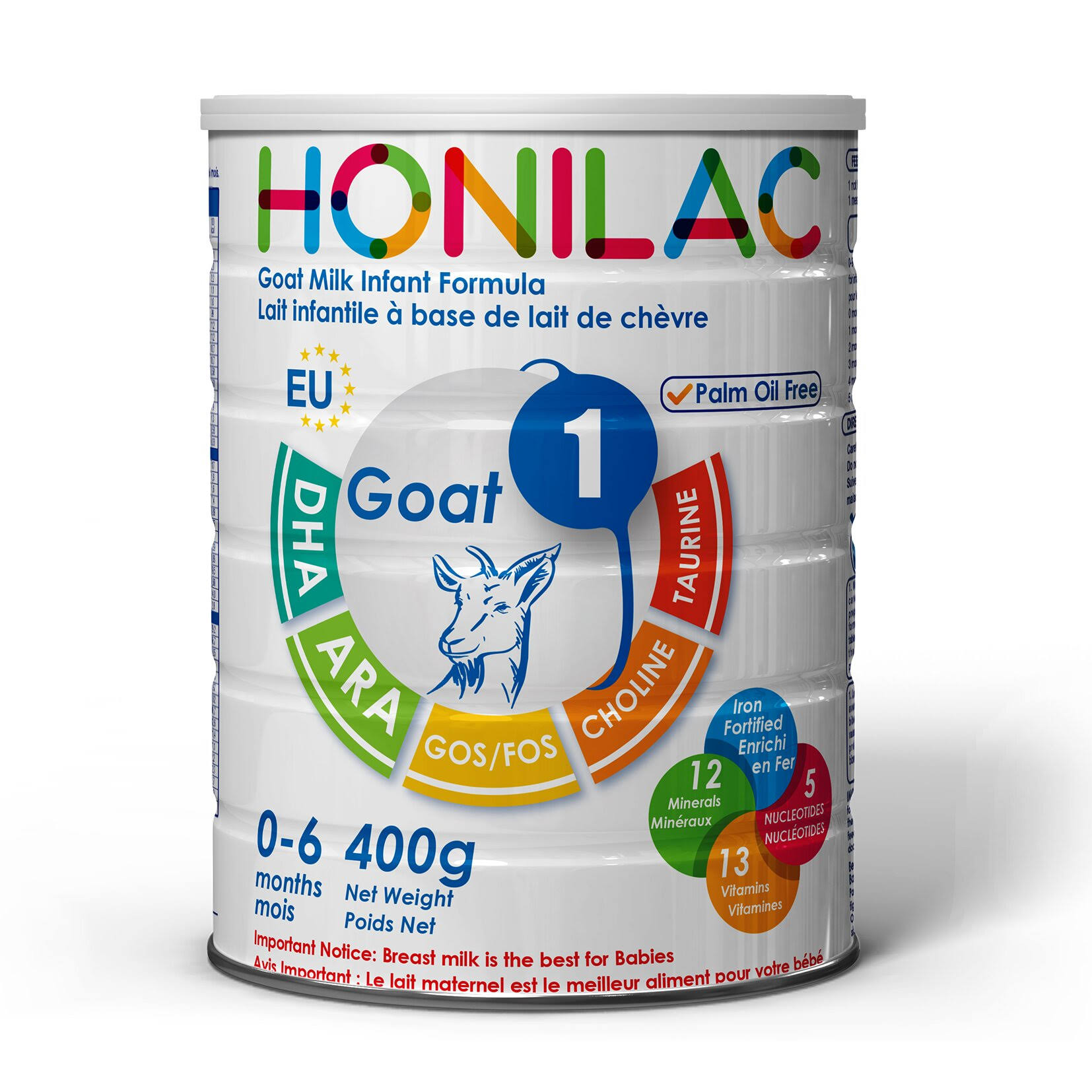 HONILAC Goat Milk Infant Formula Stage 1 -Age 0-6 Months -400gr