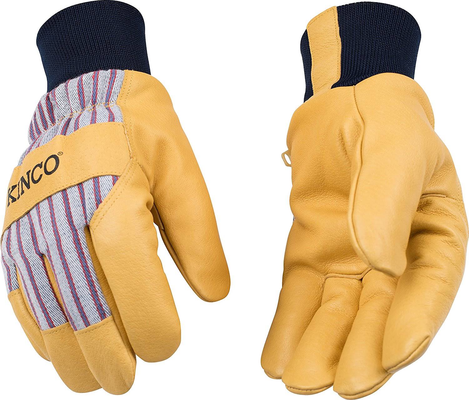 Kinco 1927kw Mens Premium Grain Pigskin Leather Palm Gloves - Medium, Heat