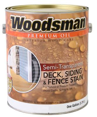 True Value Woodsman Neutral Base Semi Transparent Oil Deck and Siding Stain - 1 Gallon