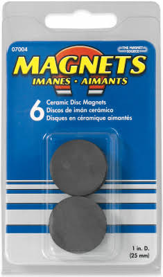 Master Magnetics Ceramic Disc Magnet - 6 Pieces