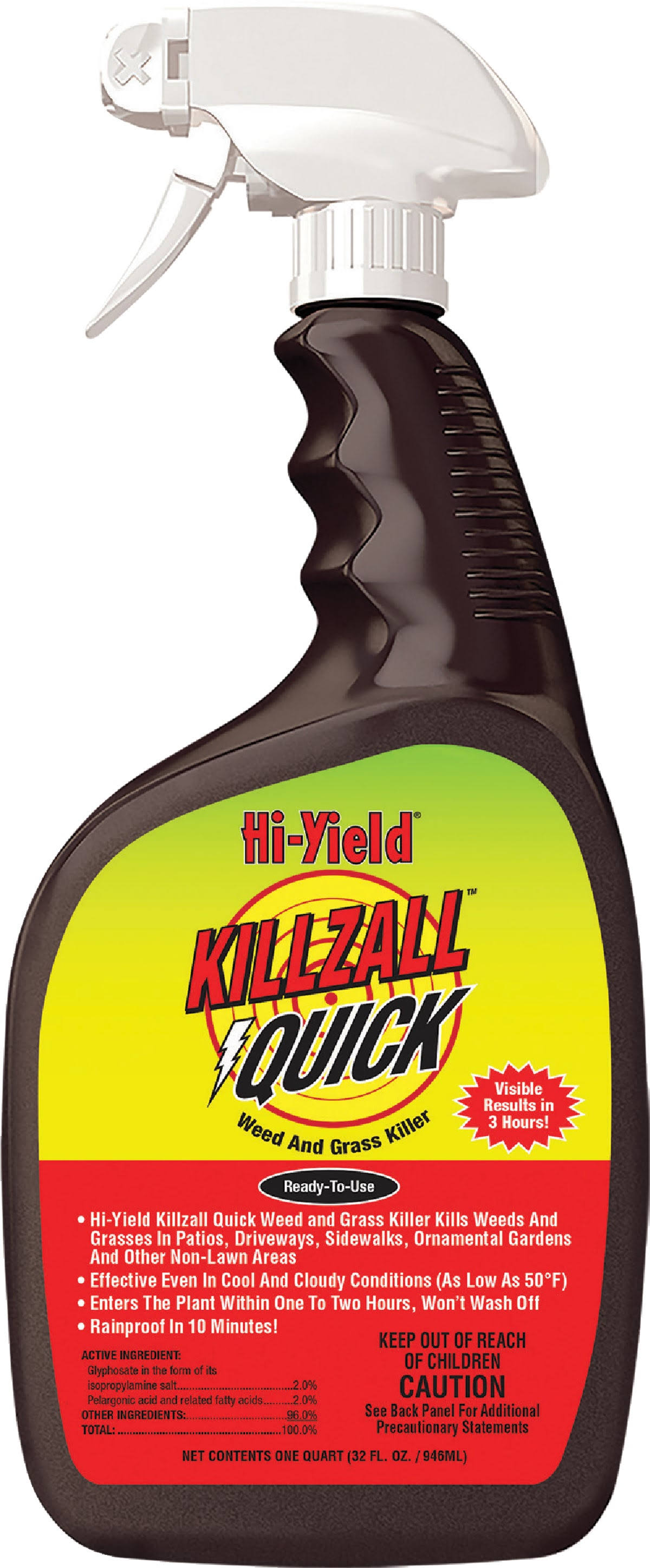 Hi Yield Killzall Quick Weed and Grass Killer - 32oz