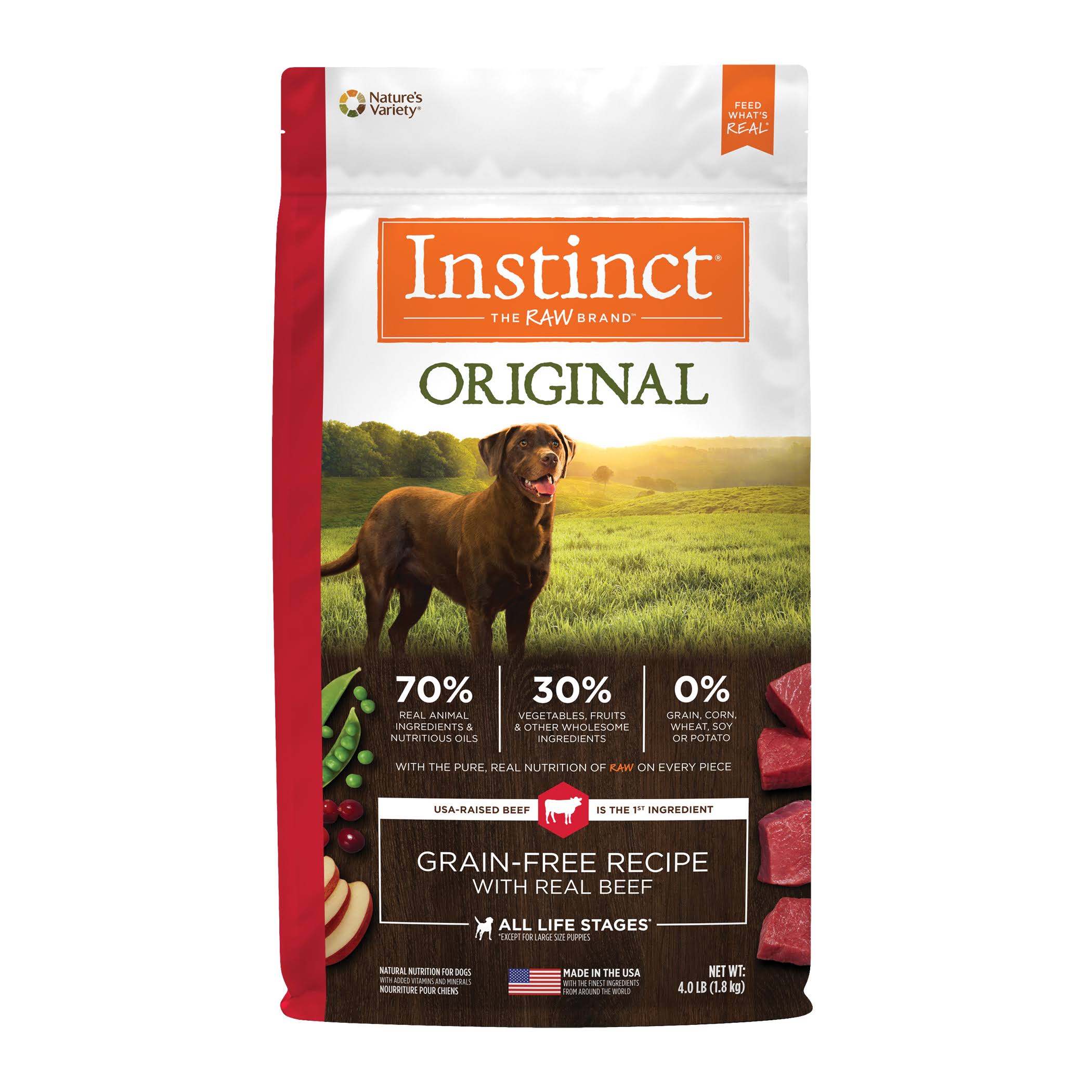 Nature's Variety Instinct Grain-Free Dry Dog Food - Original
