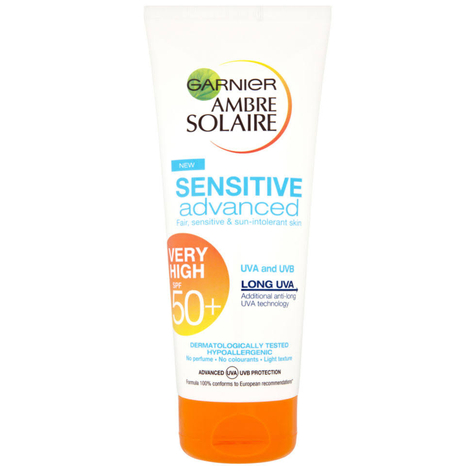 Ambre Solaire Sensitive Hypoallergenic SPF50 Sun Protection Cream - 200ml