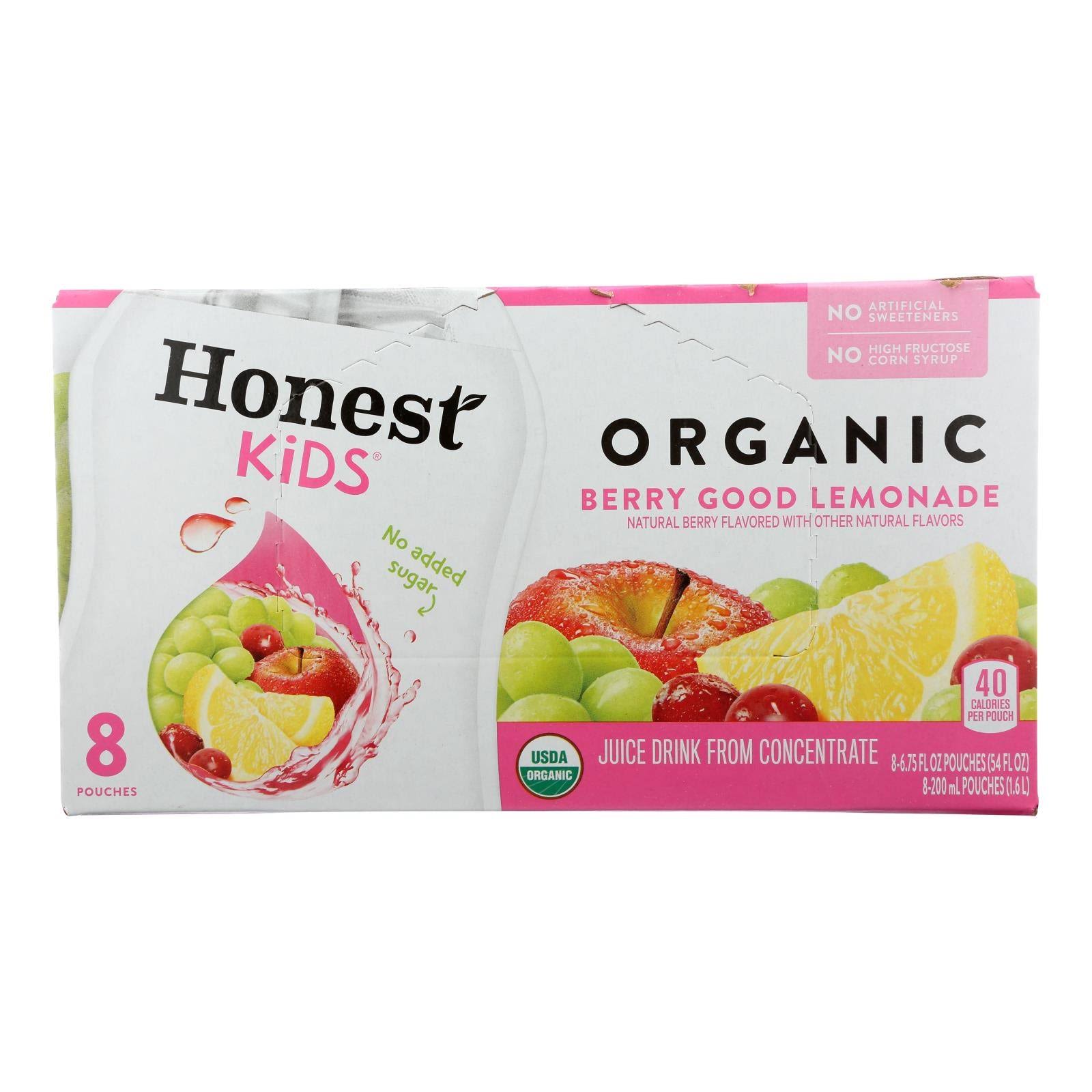 Honest Kids Organic Juice - Berry Berry Good Lemonade, 8ct, 6.75oz
