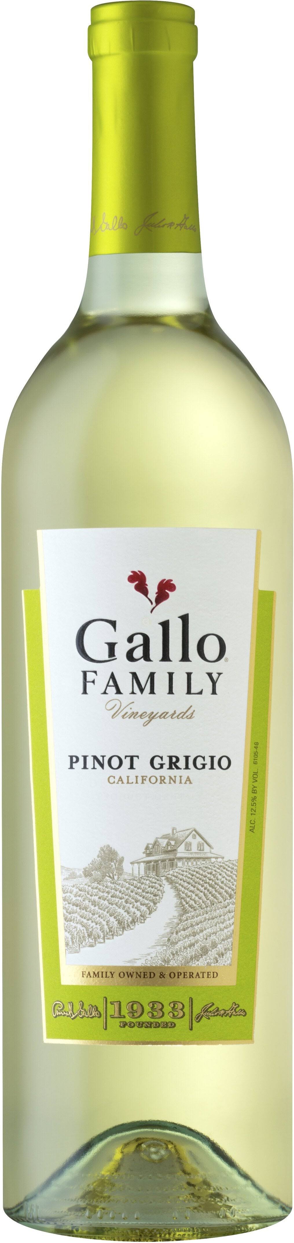 Gallo Family Pinot Grigio, California - 750 ml