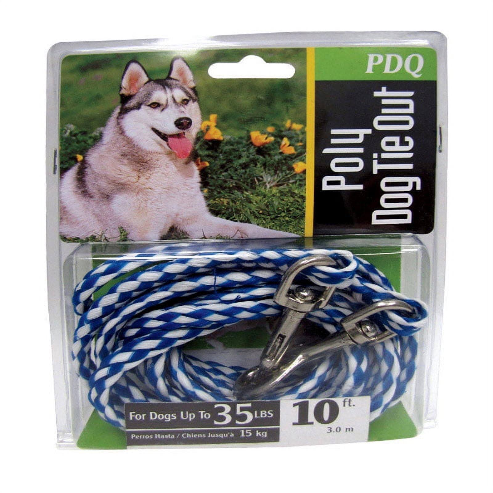 Boss Pet Products Poly Rope Dog Tie Out - 10'