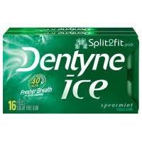 Dentyne Gum - Spearmint, 16 Pieces