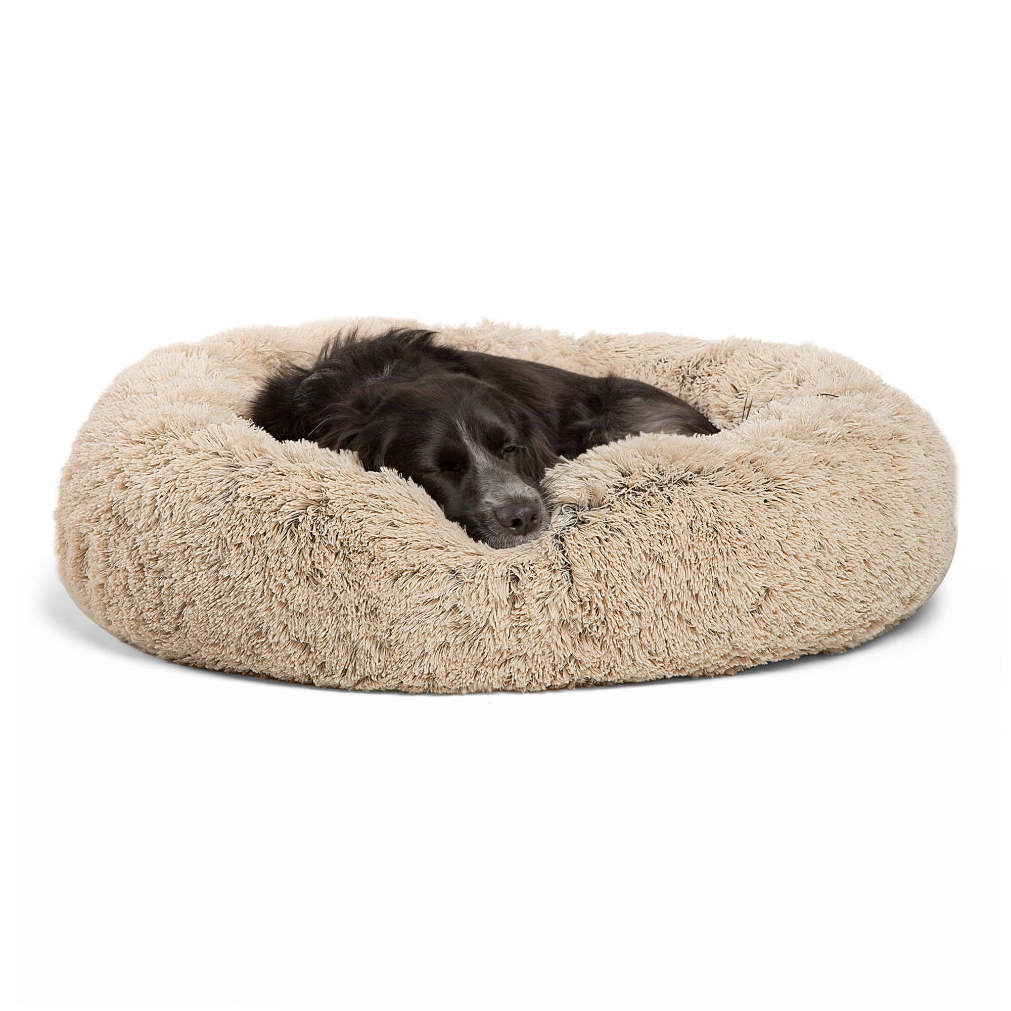 Best Friends by Sheri Donut Shag Bed Taupe Medium