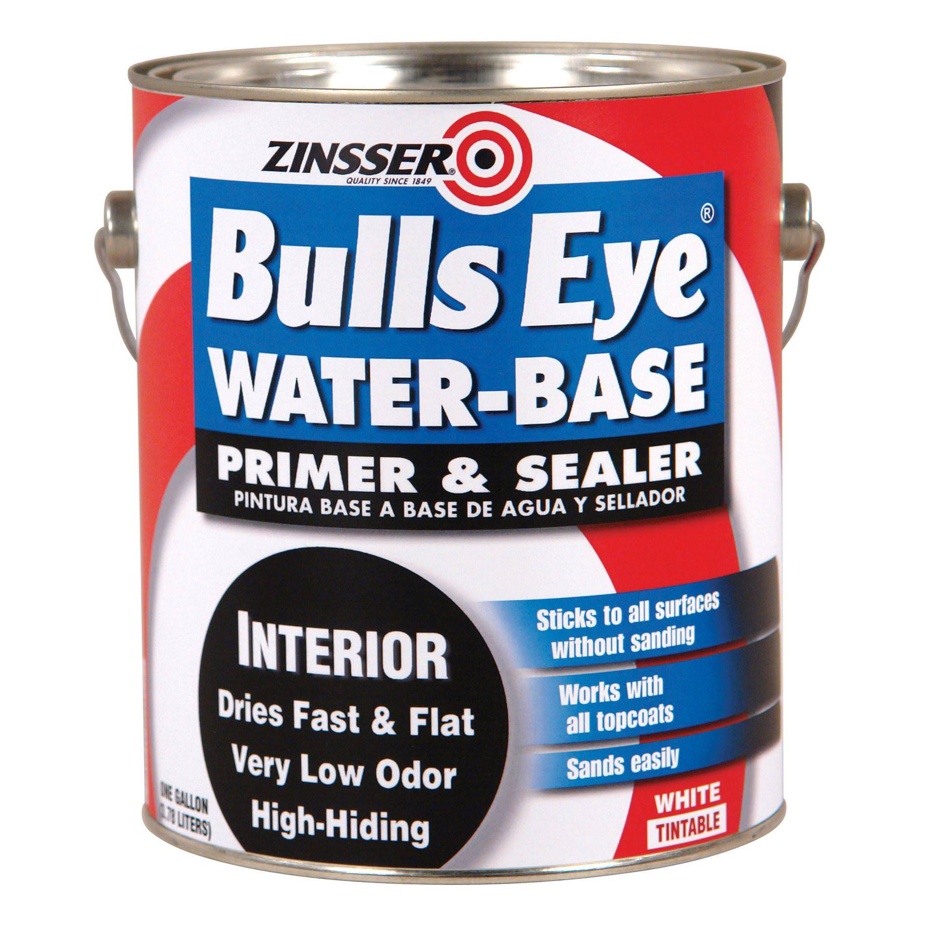 Zinsser Bullseye Water-Base Primer-Sealer & Stain Killer - White