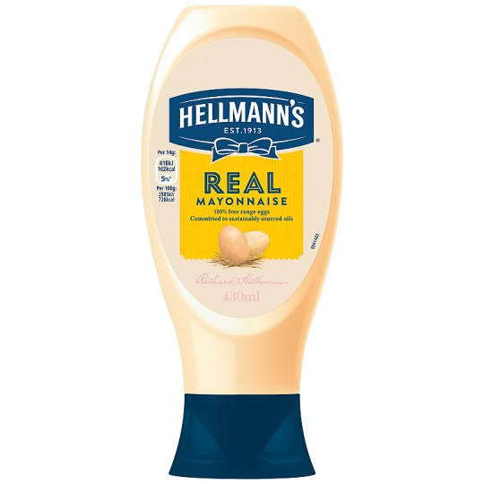 Hellmann's Real Squeezy Mayonnaise - 430ml