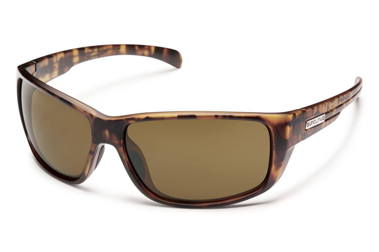 Suncloud Milestine Polarized Sunglasses - Matte Tortoise Brown