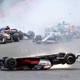 ALL THE ANGLES: Relive the dramatic multi-car crash at the start of the British Grand Prix