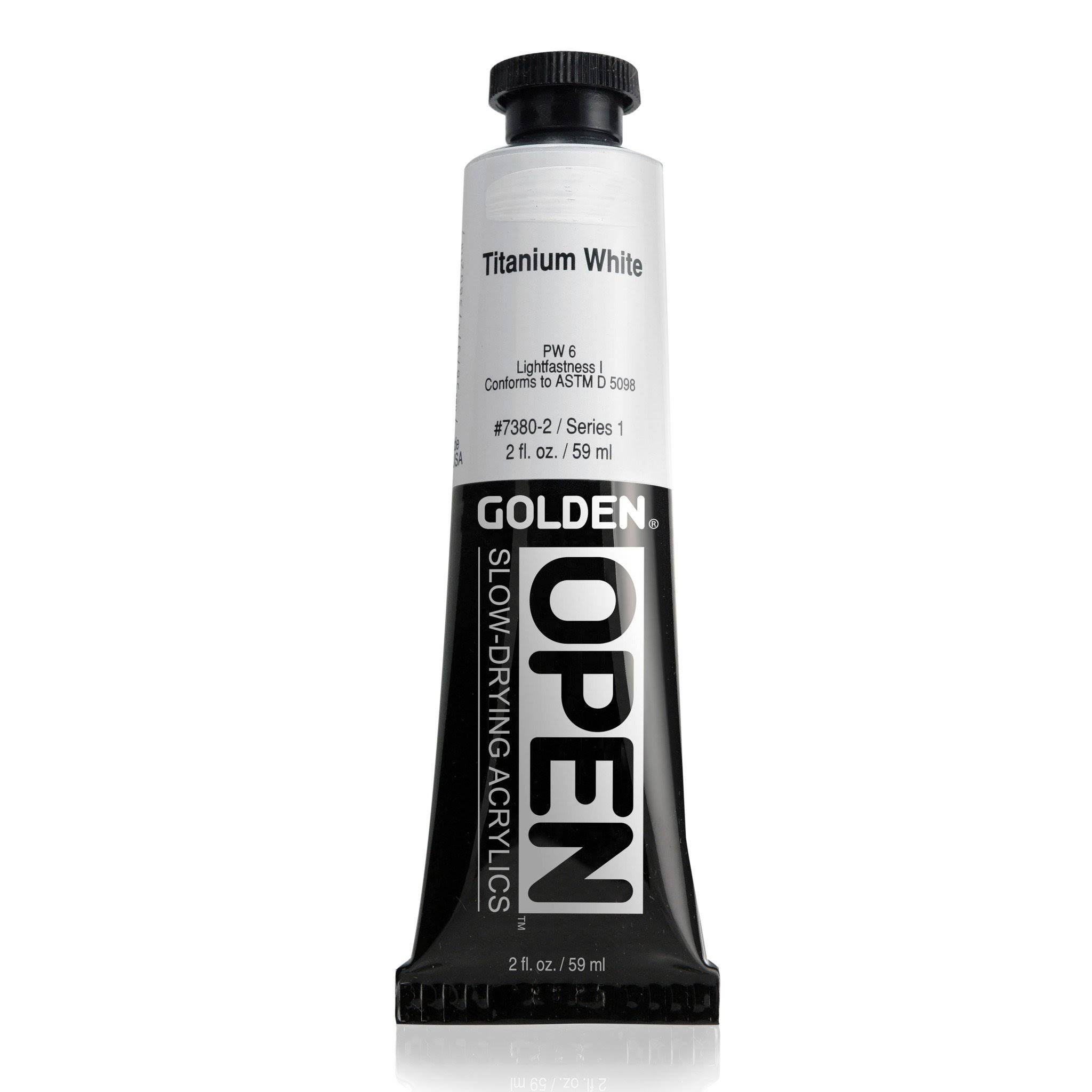 Golden Open Acrylic 2oz - Titanium White