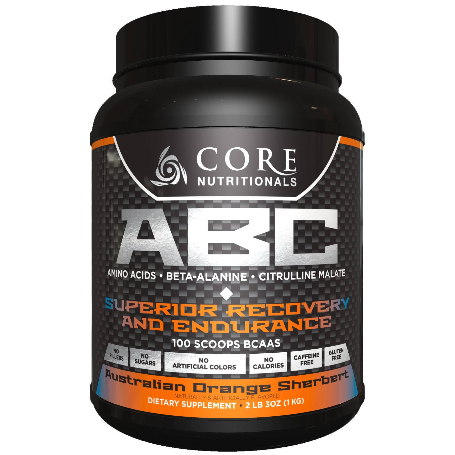 Core Nutritionals Core ABC - 100 Scoops - Australian Orange Sherbert