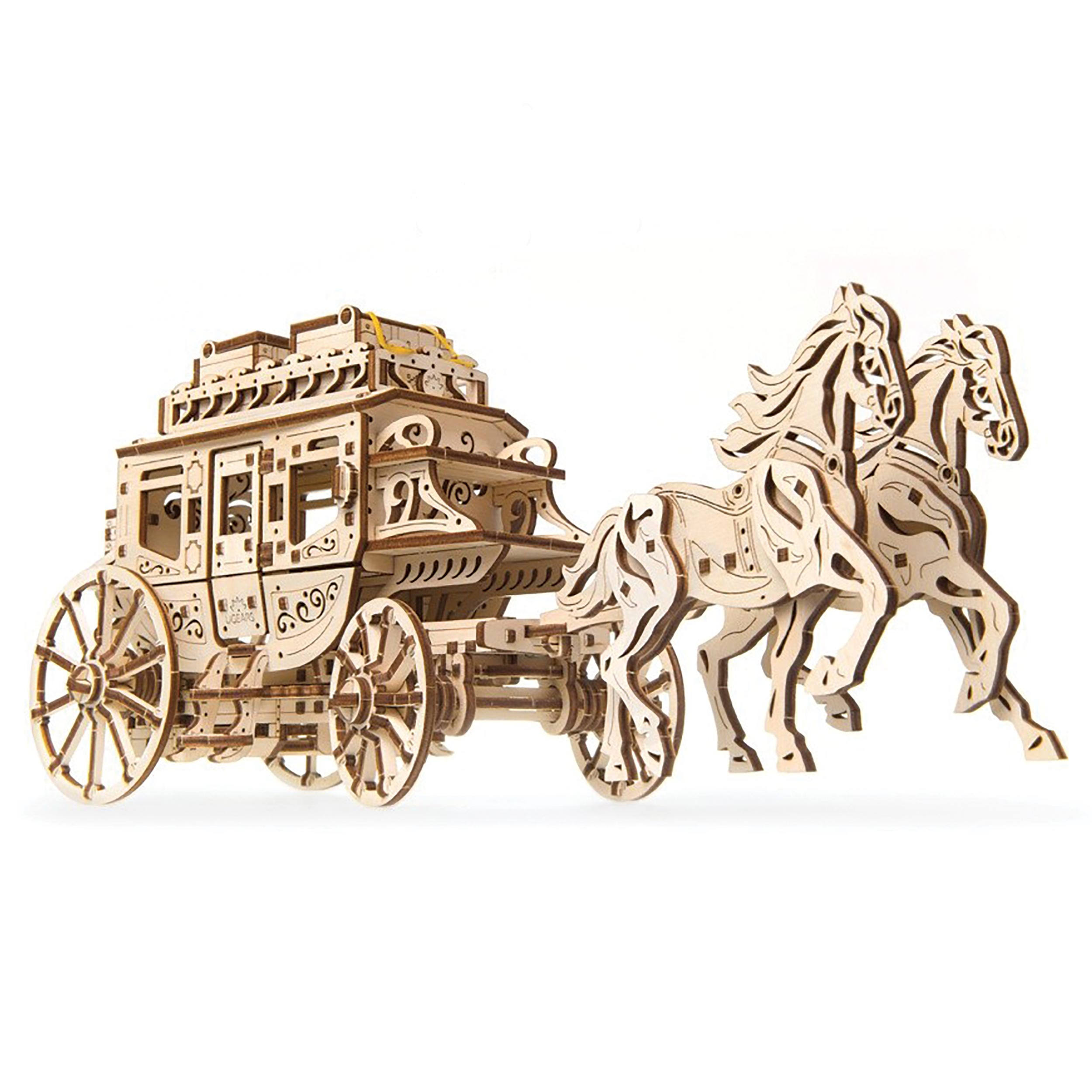 UGears Stagecoach Mechanical Model