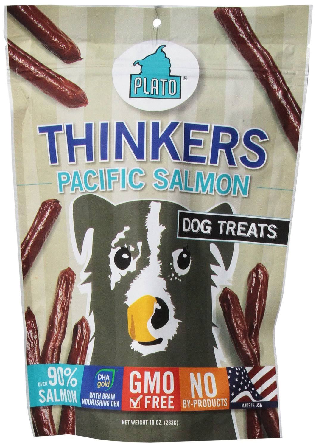 Plato Thinkers Pacific Salmon Sticks Dog Treats